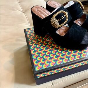 Black Elegant (Kurt Geiger Mayfair ) Platform Sandal